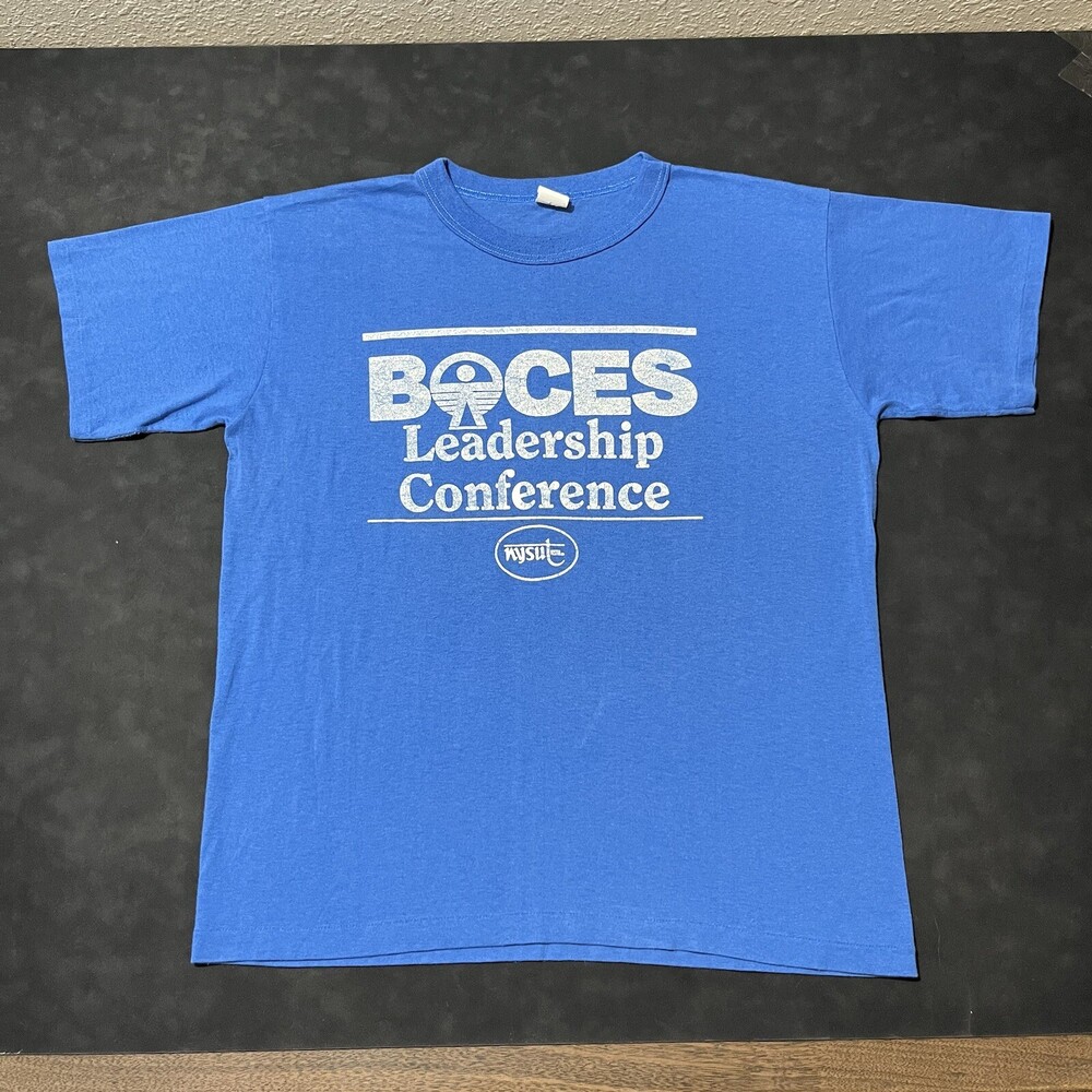 United Teachers Labor Union Shirt Vintage 1970s Leadership New York Conference